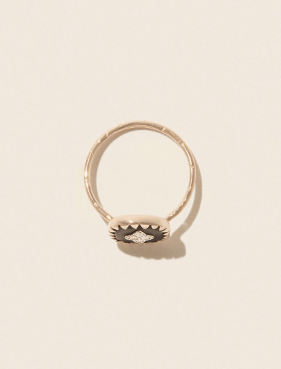 Bague Pierrot - BLACK