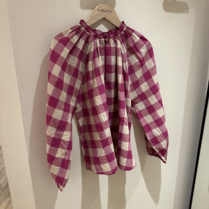 【関税&送料込】Marant Etoile Pants Priska Priska checked high-rise wool pants in grey - Marant Etoile