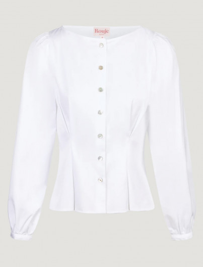Chemise Claudine Uni - Blanc
