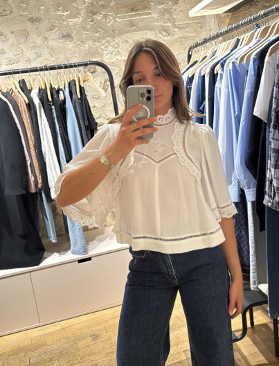 Blouse Frany - WHITE