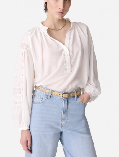 Blouse Nipoa - Blanc