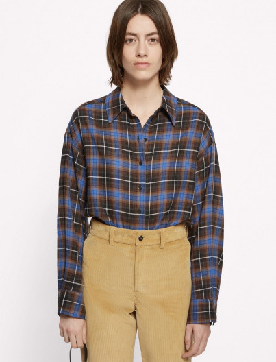 Chemise Kilt Bijou - Bleu