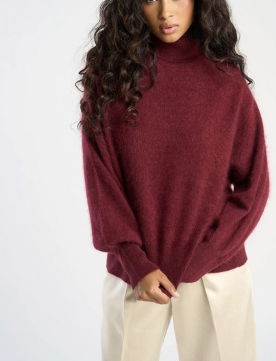 Pull Mareine - BURGUNDY
