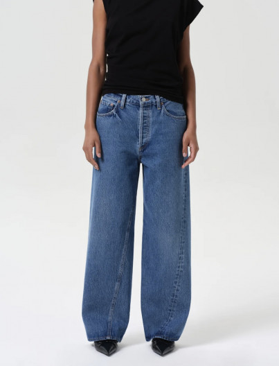 Jean Twist Low Slung Baggy...