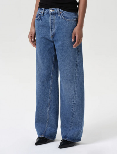 Jean Twist Low Slung Baggy...