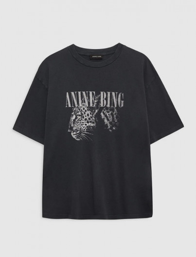 T-shirt Cohen - WASHED BLACK