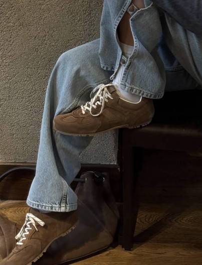 Baskets TB56 Suede Brown
