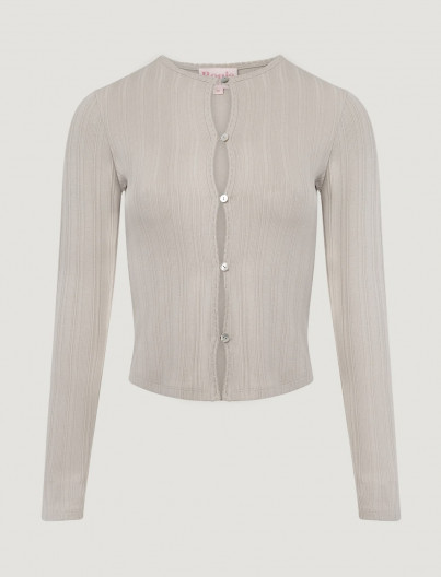 Gilet Alizée - GRIS PERLE