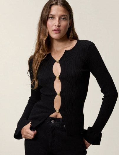 Cardigan Licino - Noir