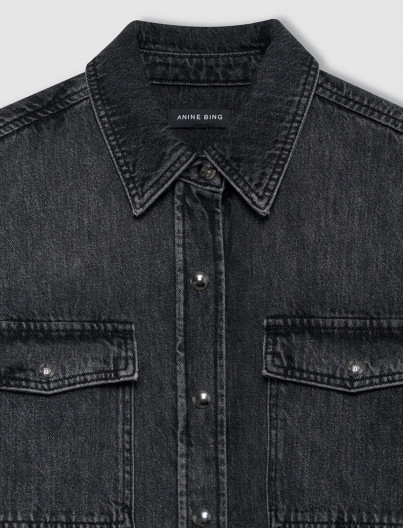 Chemise Paxton - WASHED BLACK