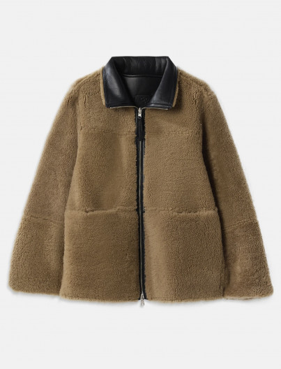 Manteau Shearling - BLACK