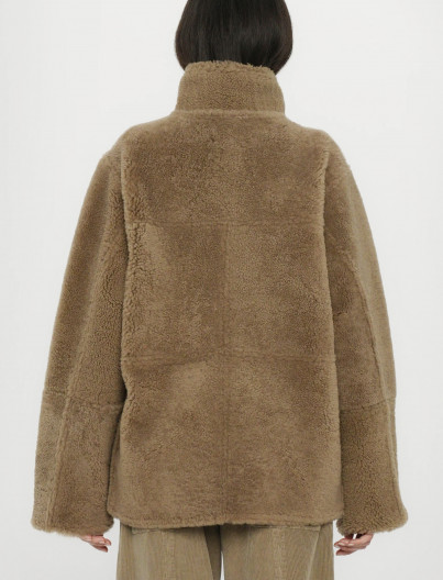 Manteau Shearling - BLACK