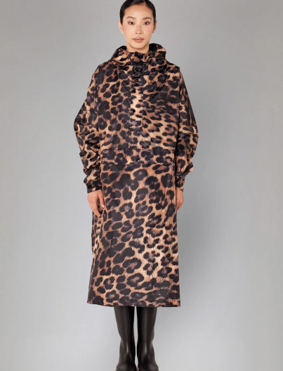 Rain Poncho Dark Leopard -...