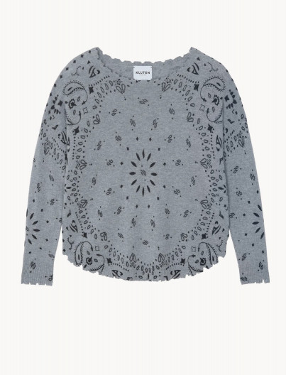 Pull Mela Bandana - GRIS CHINE