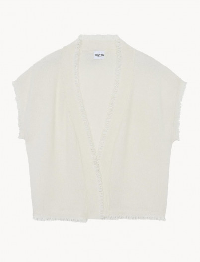 Gilet Nessa Lin - Blanc