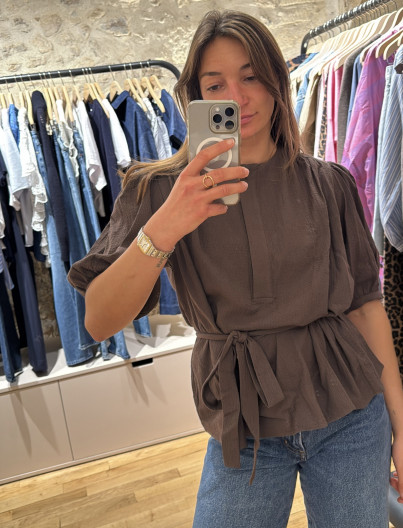 Blouse Ariana - BROWN
