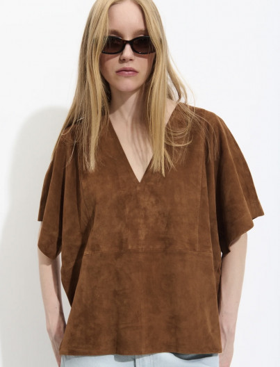 Blouse Donatella - COGNAC