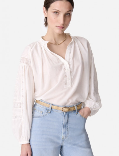 Blouse Nipoa - Blanc