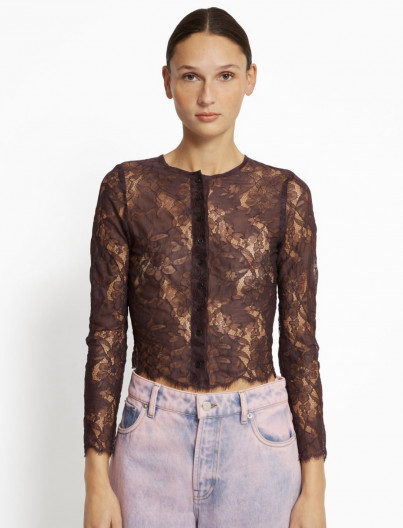 Top LILI Guipure - MYRTILLE