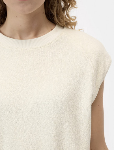 Tee Shirt Waistred Crewneck...