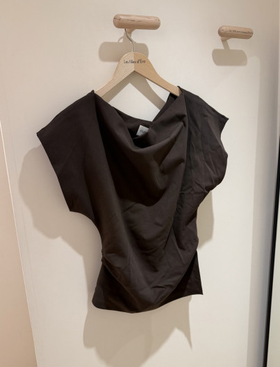 Top Off Shoulder - BROWN