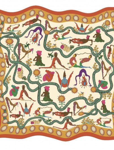 FOULARD EN SOIE - MULTI