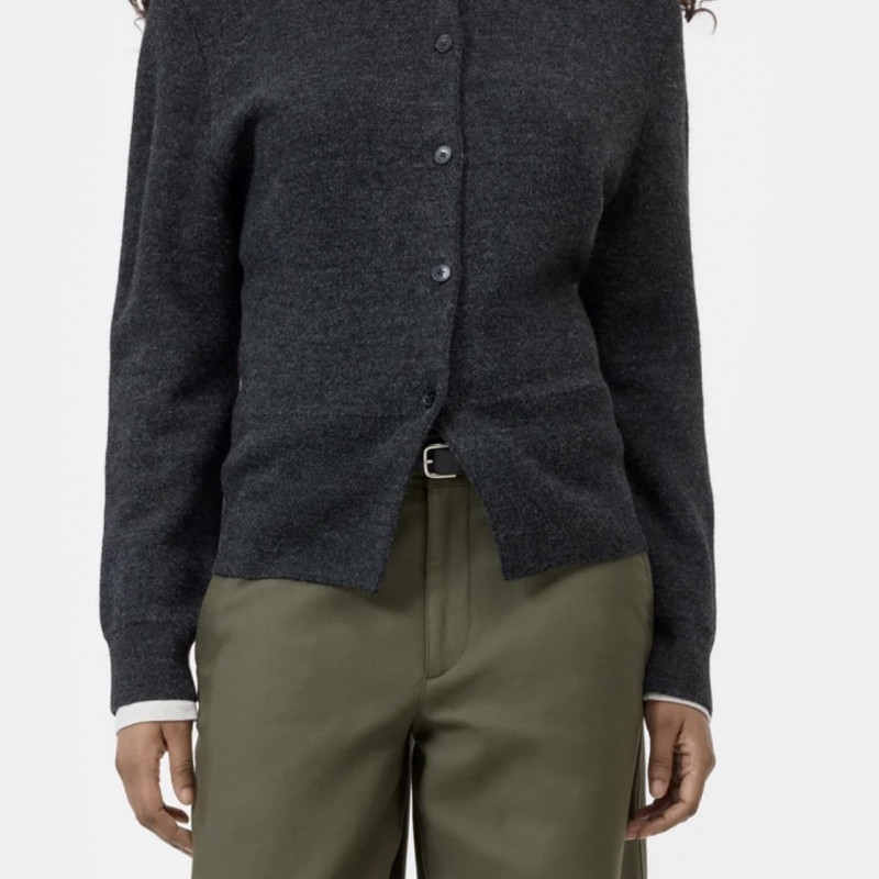 CARDIGAN CREW NECK