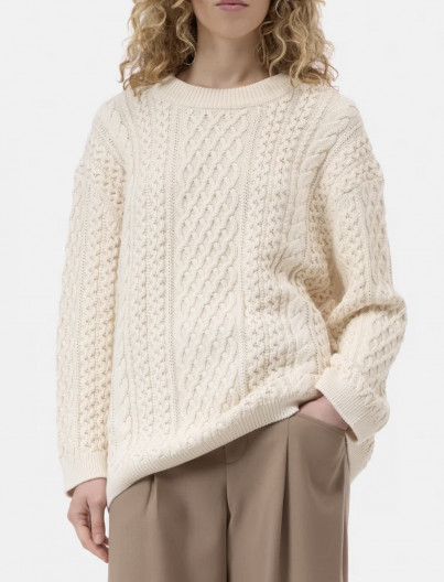 Pull Crew Necvk Long - CREAM
