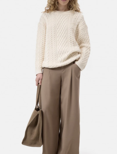 Pull Crew Necvk Long - CREAM