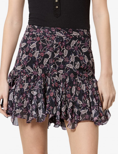 Jupe Daneen - BLACK/RASPBERRY