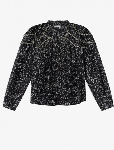 Top Doane - BLACK/ECRU