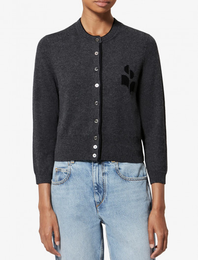 Cardigan Lona - ANTHRACITE
