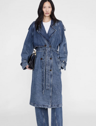 Trench Rickie Maxi - BLUE