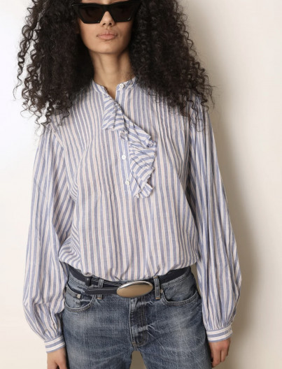 Blouse Fa - BLUE STRIPES