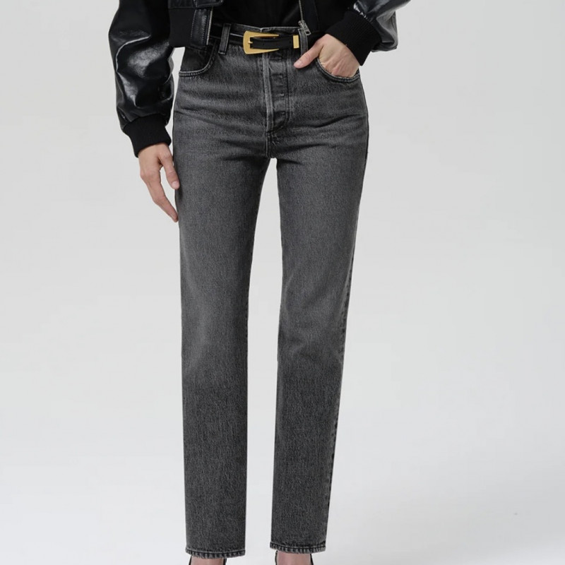 Jean 90S French High Rise