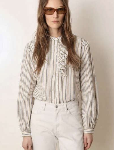 Blouse Fa - WHITE STRIPES