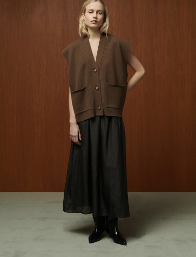 Pull Gilet David - BROWN