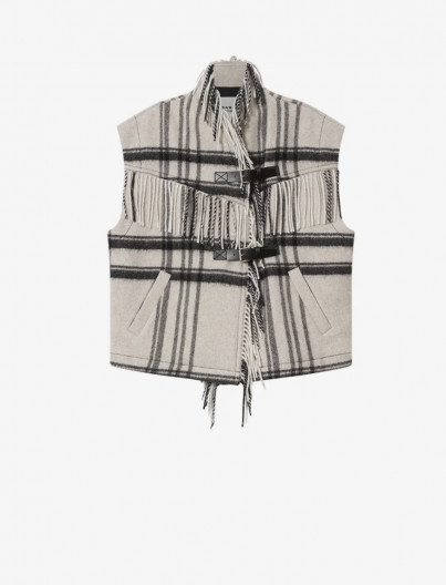Gilet Ginesa - ECRU BLACK