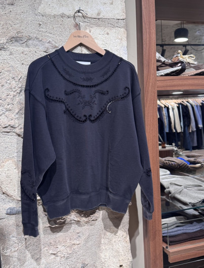 Sweatshirt Vella - FADED BLACK