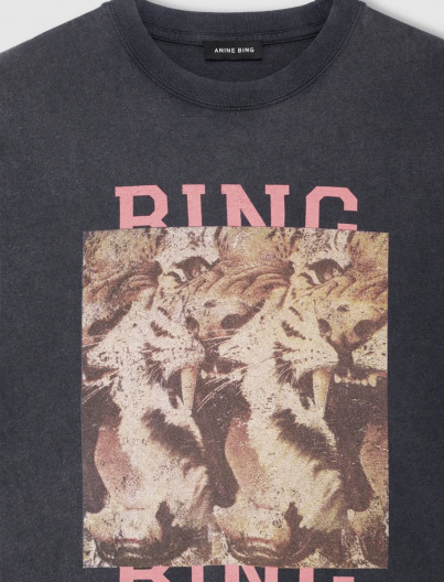 Tee Cade Tiger Bing - BLACK