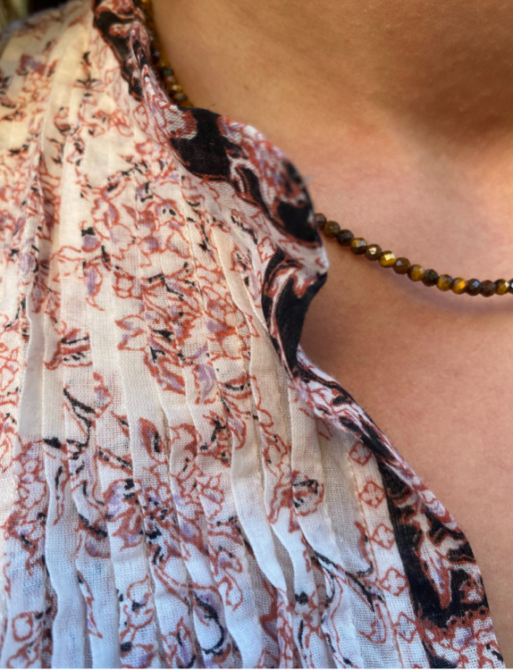COLLIER FACETTES